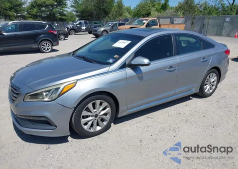 2016 Hyundai Sonata Sport из США, поврежденный, VIN 5NPE34AF9GH414236